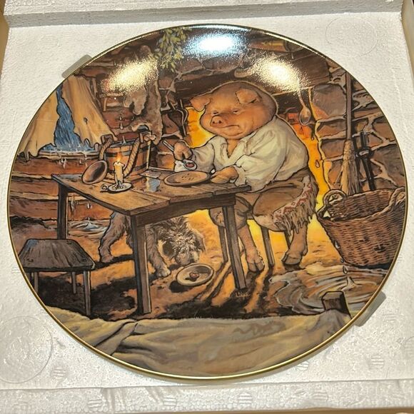 Vintage 1985 “This Little Pig Had None” by Linda Nye Kern Collectibles - Picture 1 of 3